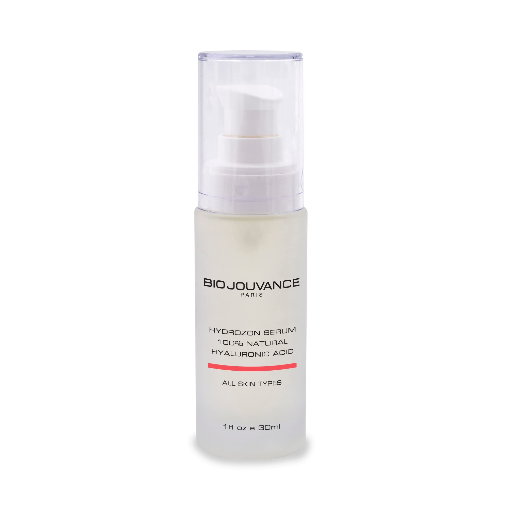 BIO JOUVANCE PARIS - Hyaluronic Acid Serum 1oz / 30ml - Anti-Aging | Hydrating & Moisturizing | Hyaluronic Acid 80% | 100% Plant