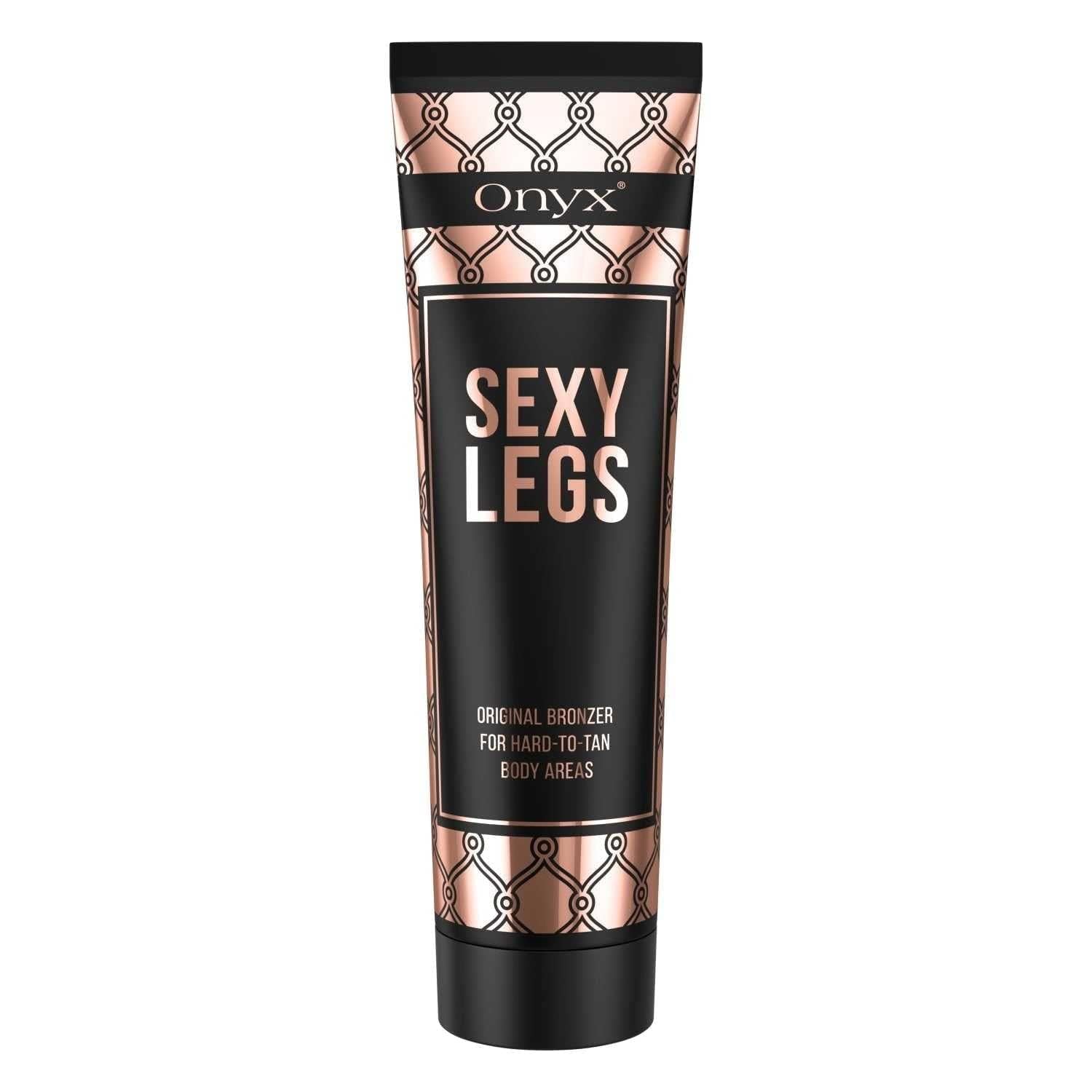 Onyx Sexy Legs Indoor Tanning Lotion with Bronzer  Gradual Tanning lotion for Legs  Perfectly Tanned Legs and Hard To Tan Body