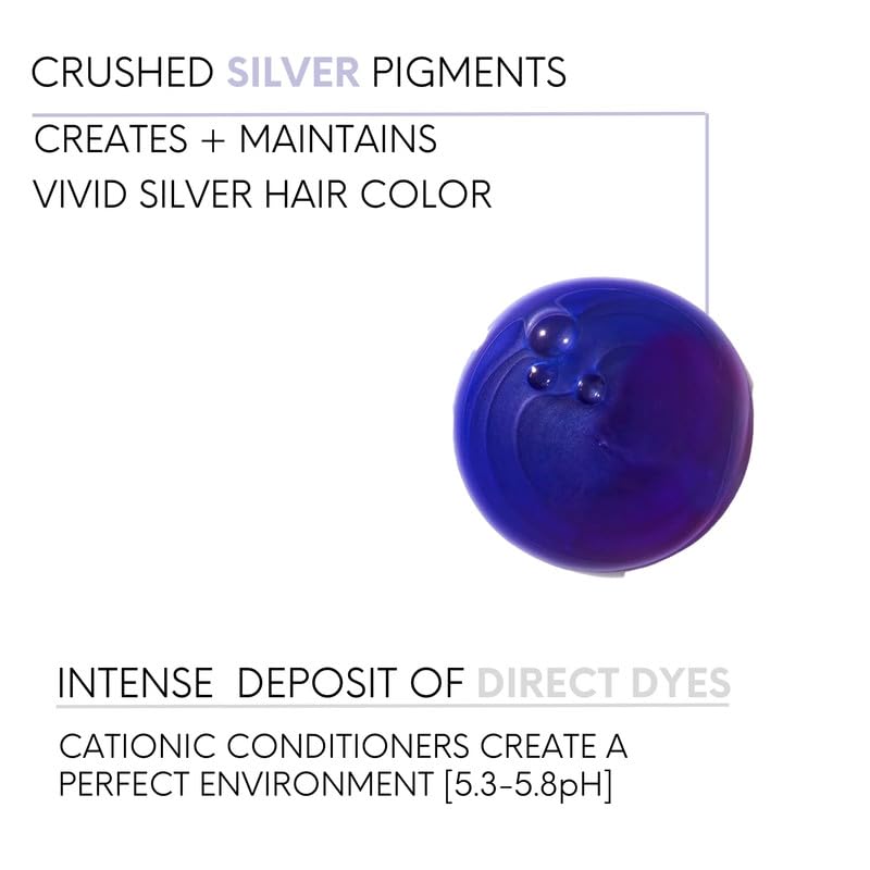 Watercolors Intense Color Shampoo 8.5 Oz Metallic Silver