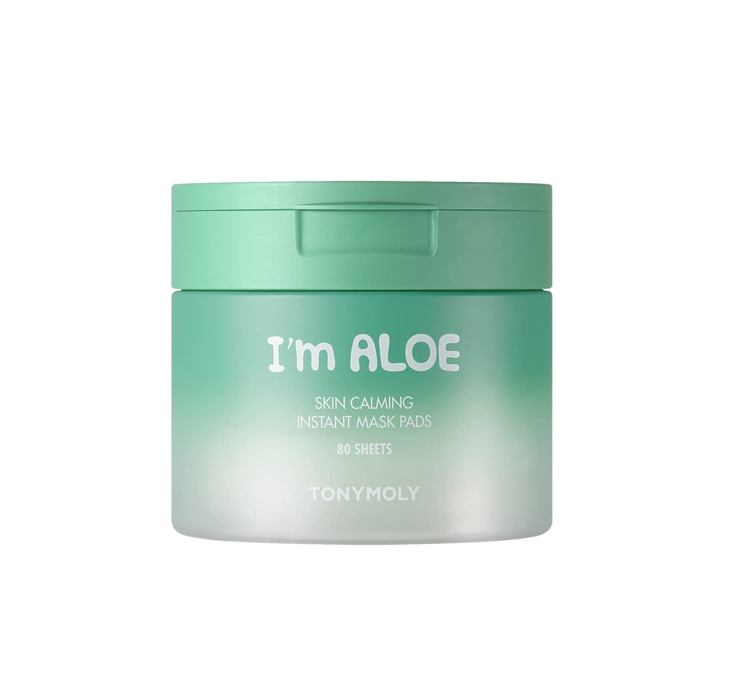 TONYMOLY I'm Aloe Skin Calming Instant Mask Pads for dry and irritated skin, 80 sheets