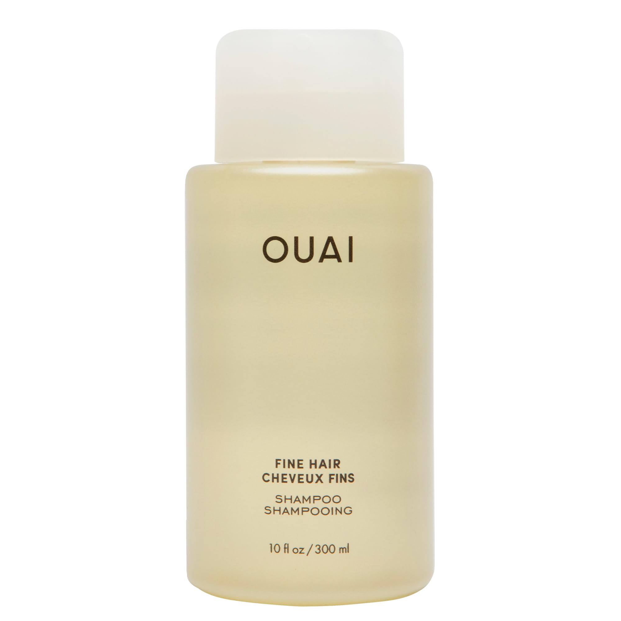 OUAI Fine Shampoo - Volumizing Shampoo with Strengthening Keratin, Biotin & Chia Seed Oil for Fine Hair - Delivers Clean, Weight