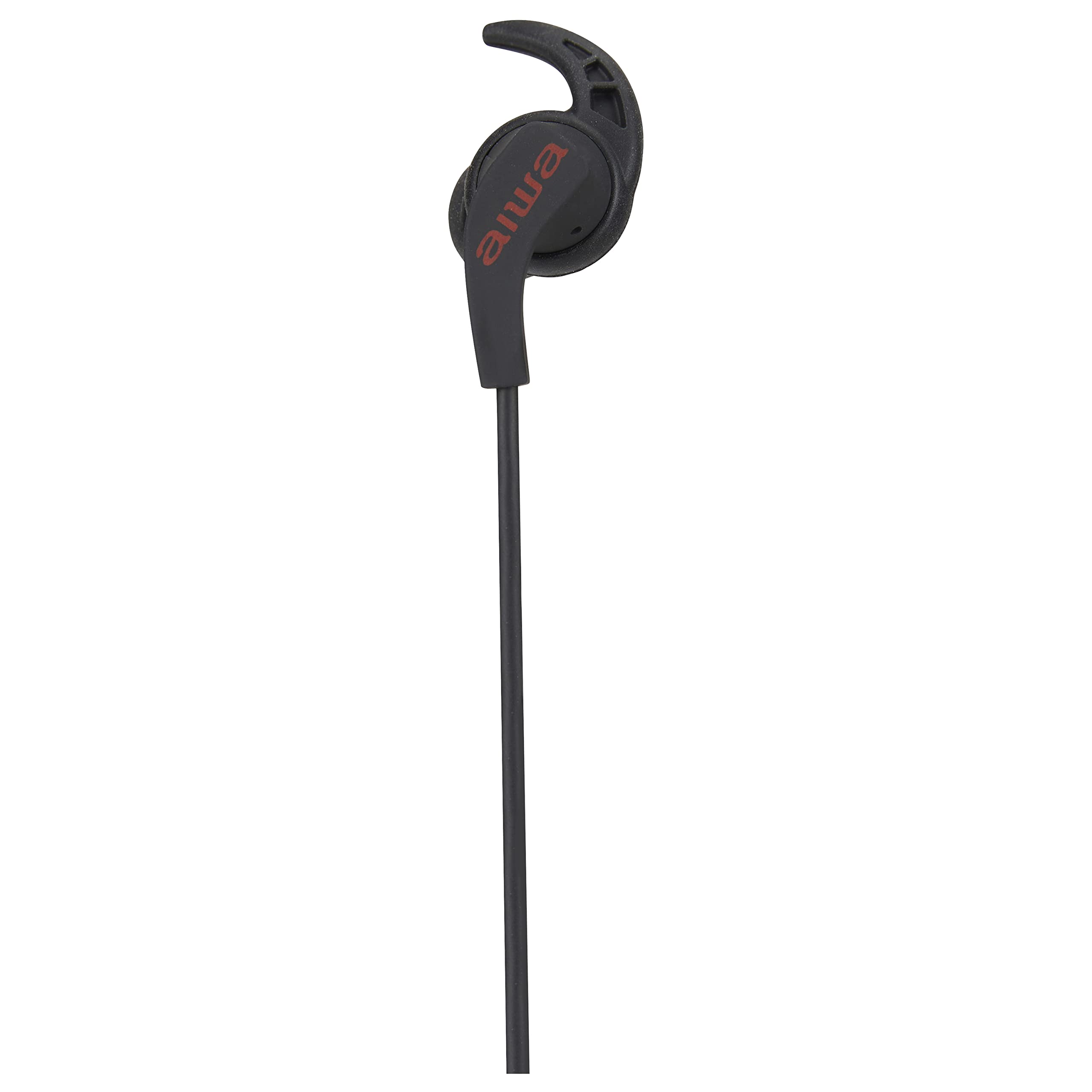 Aiwa Audio Sport In-Ear Wireless Earphones - Black By Aiwa For Unisex - 1 Pc Earbuds