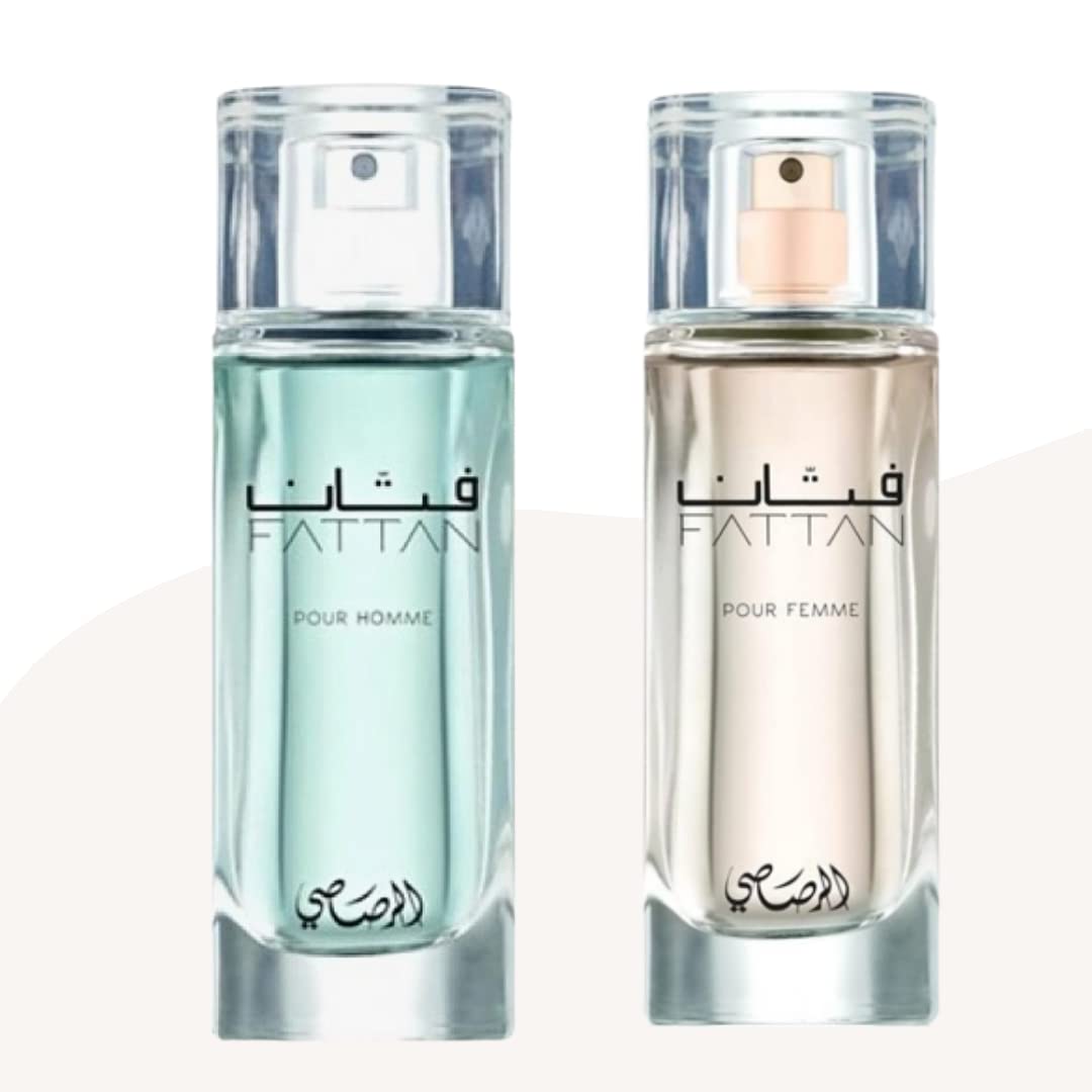 RASASI Fattan for Men and Women - Eau De Parfum 50ML (1.7oz) - Xtra Value Collection - Neroli, Jasmine, Iris, Rose, Vetiver &Pat
