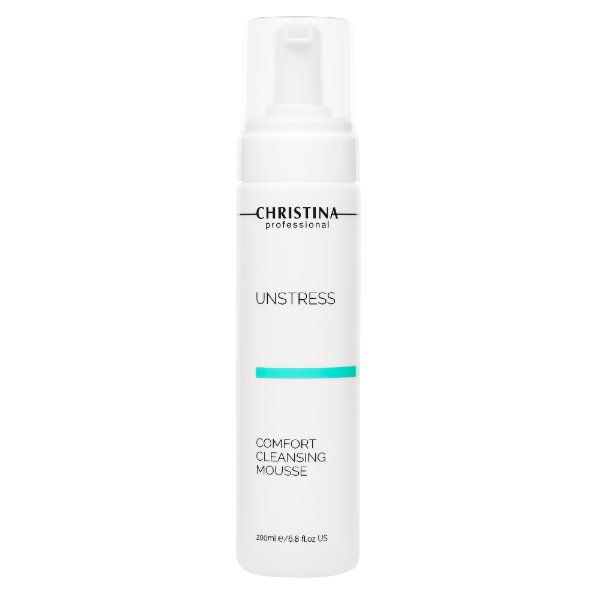 -CHRISTINA- Unstress Comfort Cleansing Mousse | Cleanser for Face with Gentle Formula with Green Tea Extract & Vitamin B5 | Suit