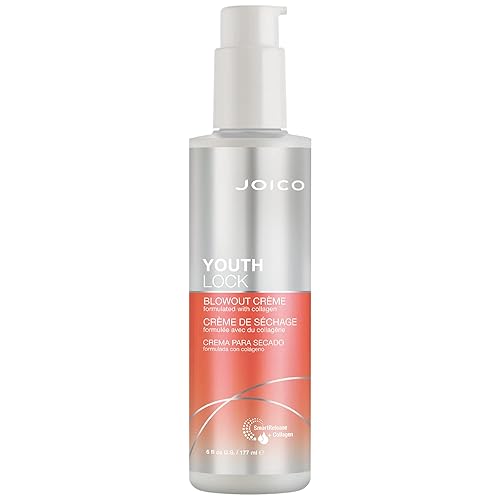 Joico Youthlock Blowout Crame Formulated With Collagenyouthful Body & Bouncestrengthen & Protectreduce Breakage & Frizzsoften &