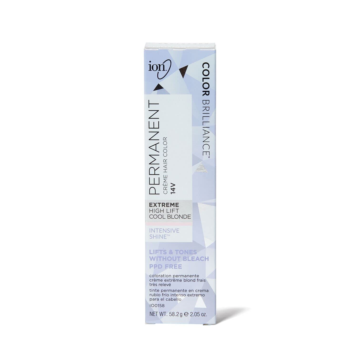 Ion 14V HL-V Extreme Hi Lift Cool Blonde Permanent Creme Hair Color 14V/HL-V Extreme Hi Lift Cool Blonde
