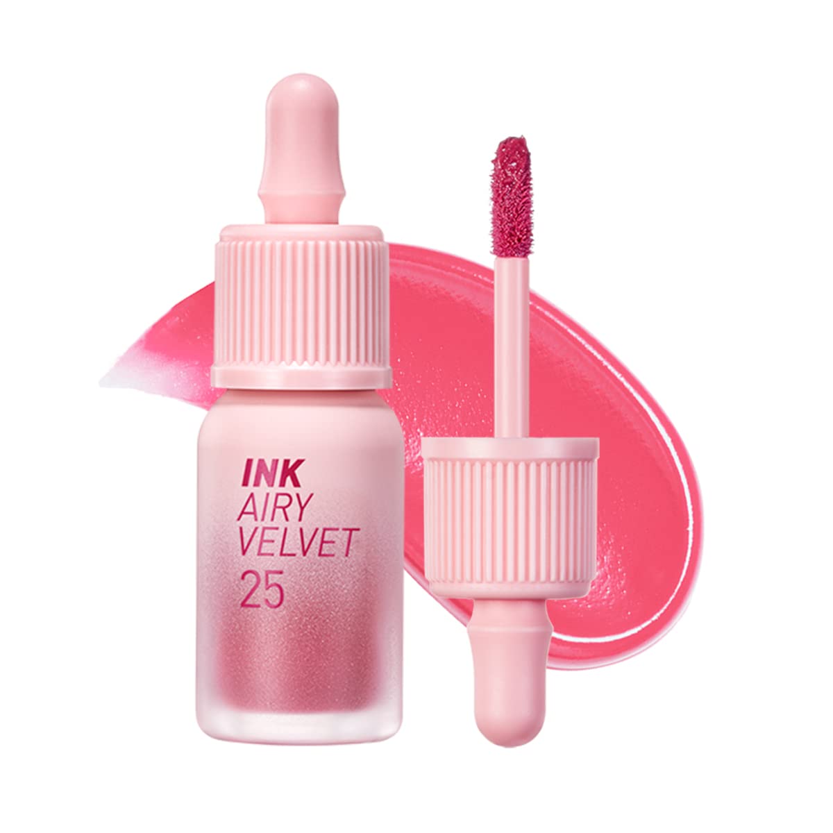 Peripera Ink Airy Velvet Lip Tint  High-Pigmentation, Lightweight, Soft, Moisturizing, Not Animal Tested  (025 ZAZZY PEAcH)
