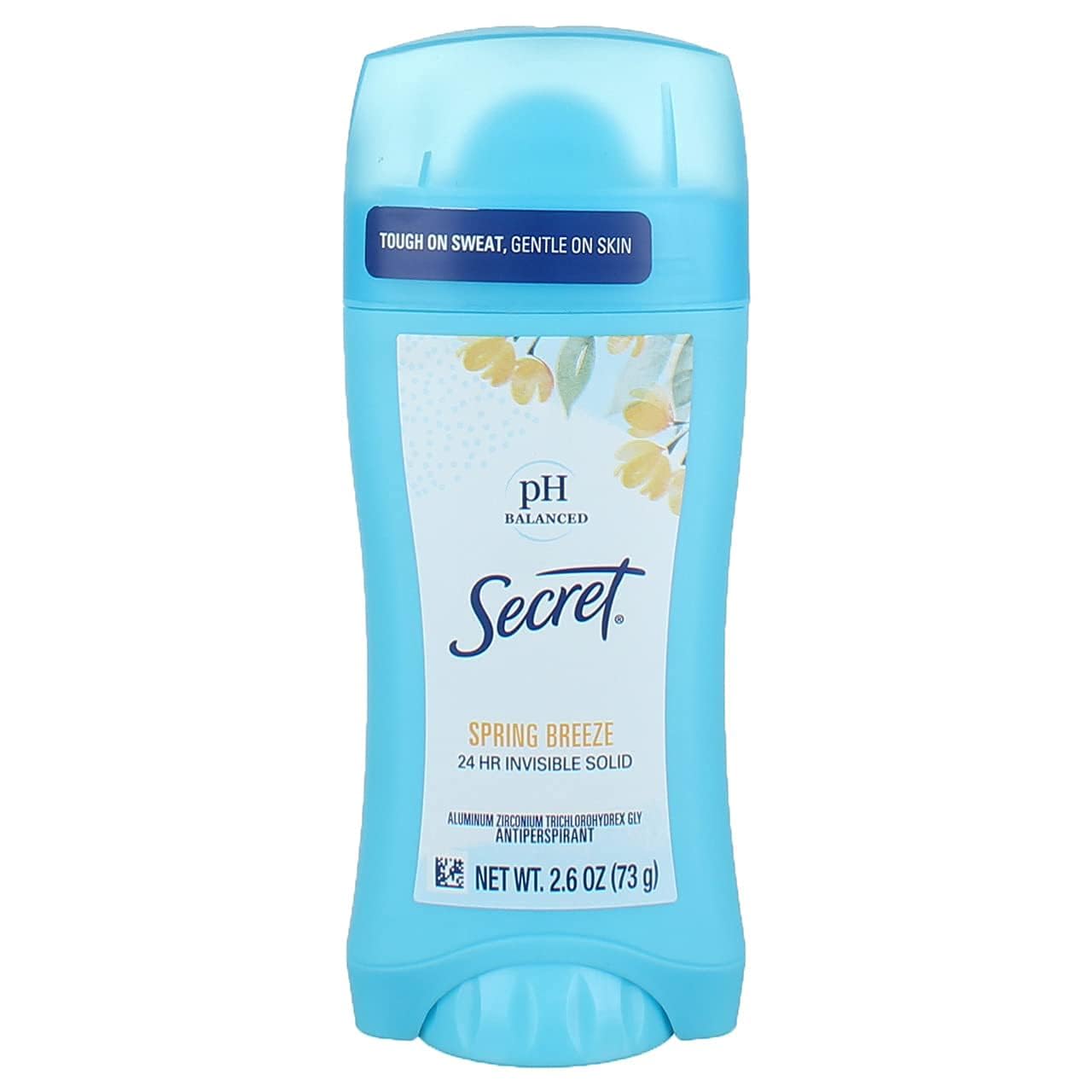 Secret Anti-Perspirant Deodorant Invisible Solid Spring Breeze 2.60 oz (Pack of 9)