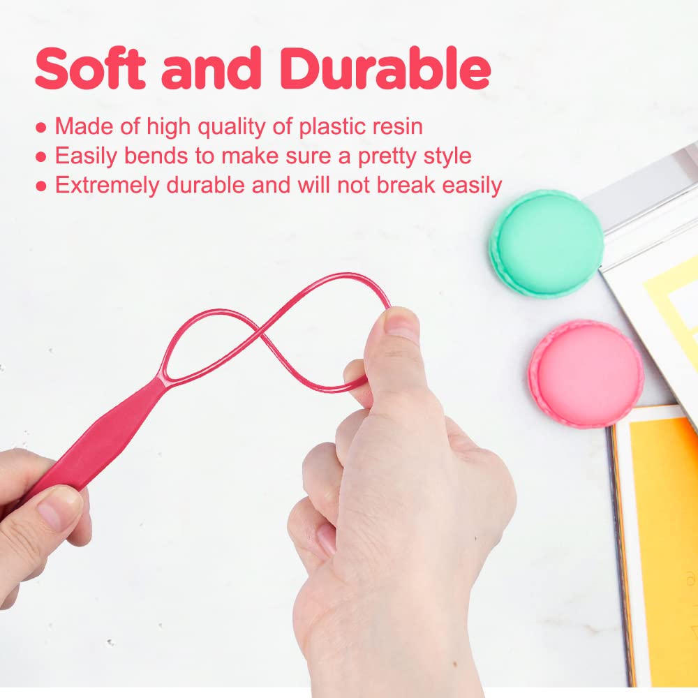 Topsy Hair Tail Tools Set,Tsmaddts Hair Braiding Set 8 Pcs Topsy Tail Tools 8 Pcs French Centipede Braiders For French Twist Pla