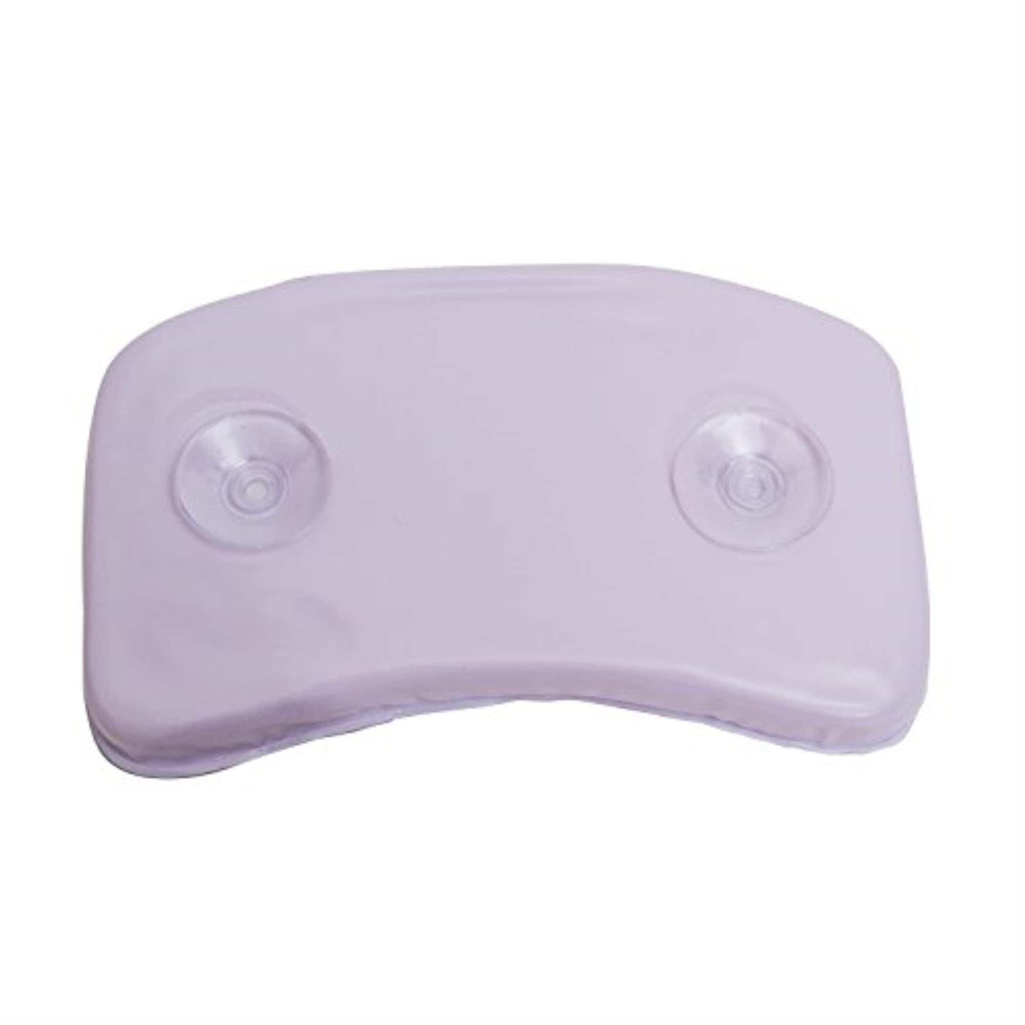 Splash Home Gel-B Non Slip Bath Pillow Luxurious Cushion Spa For Bathtub, Hot Tub, Jacuzzi, With 2 Strong Suction Cups, Supports
