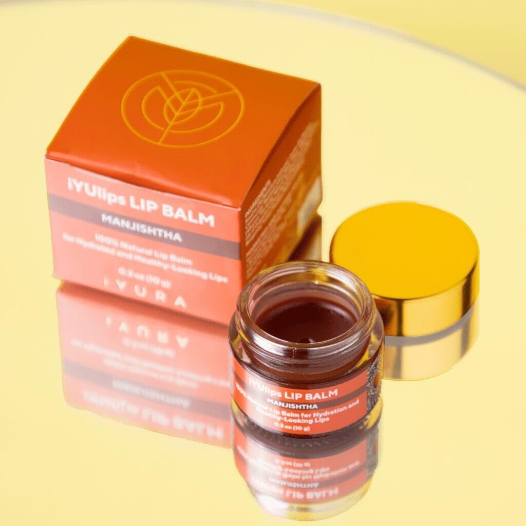 iYUlips Manjistha Lip Balm for EvenToning, Pigmentation Reduction, Natural Pink Tint, CrueltyFree