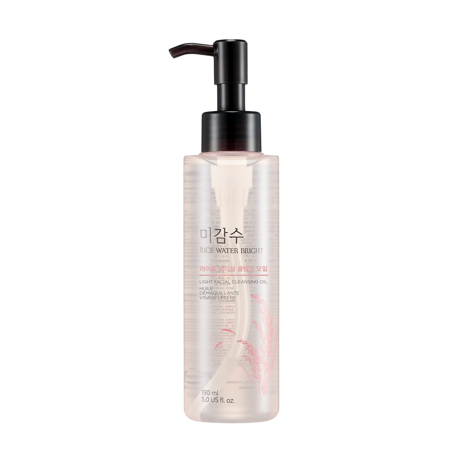 The Face Shop Rice Water Bright Face Wash, Facial Cleanser For Sensitive, Normal & Oily Skin, Gentle Hydrating Daily Face Cleans