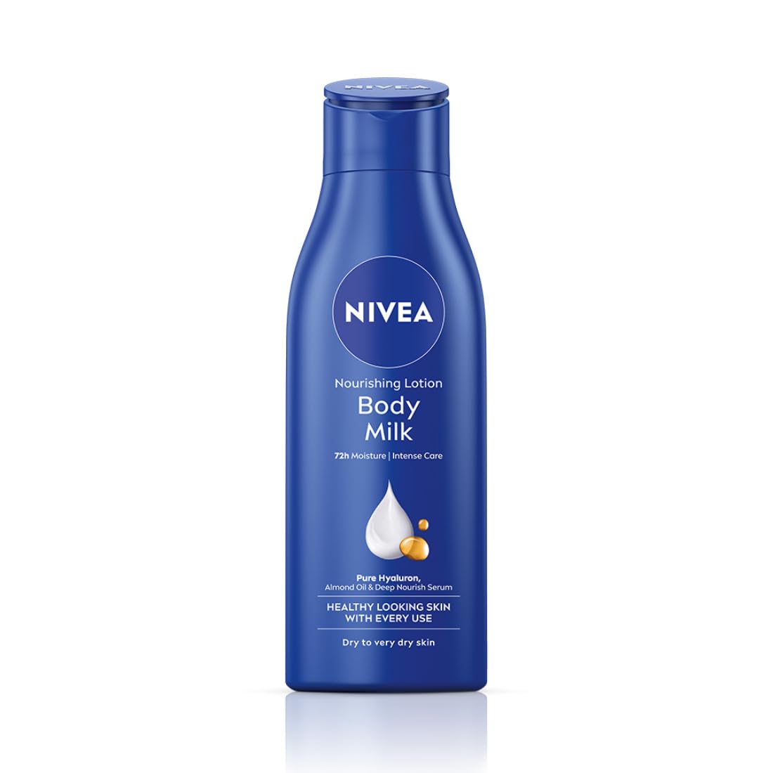 Nivea Nourishing Body Milk 200Ml Body Lotion With Deep Moisture Serum | 48 H Moisturization | With 2X Almond Oil | Smooth And He