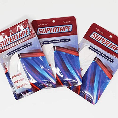 36 Supertape For Hair Piece Lace Wig And Toupee Contour Shape  ''C By Truetape