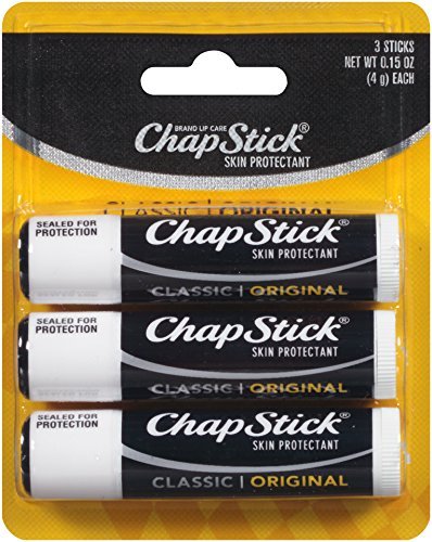 ChapStick Classic Original Skin Protectant (3-Count (Pack of 4), 0.15 Ounce Each)