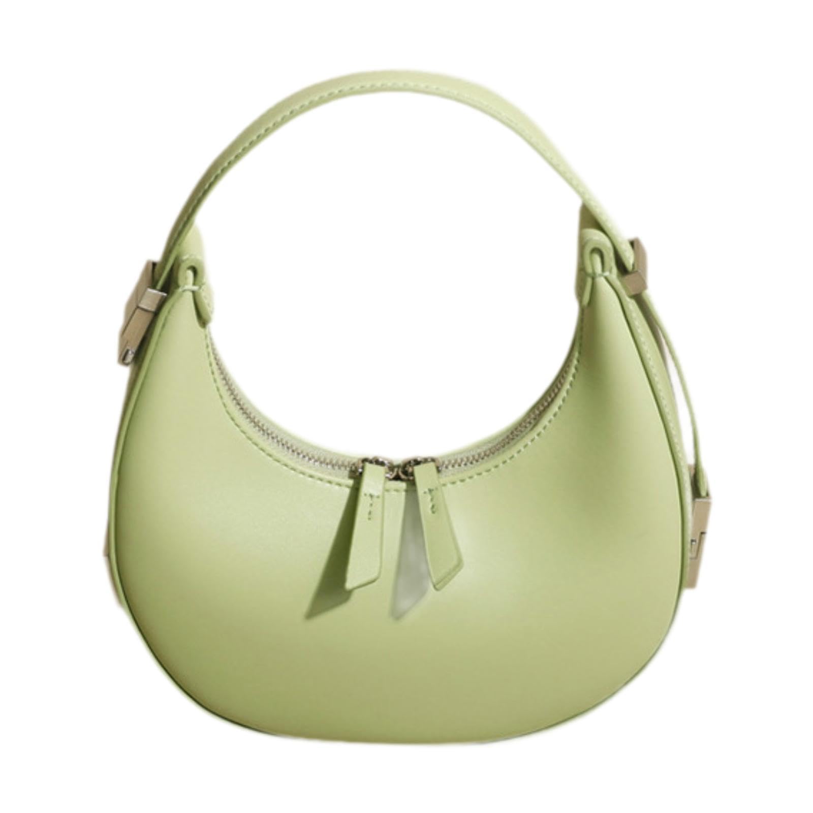 Snappsy Women Leather Shoulder Bag Stylish Satchel Tote For Commuting Holiday Dating Green