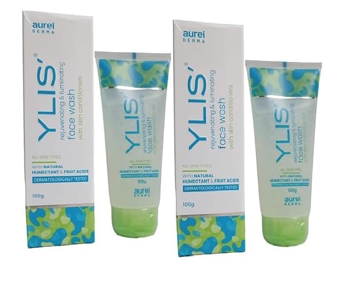 Y_Lis Rejuvenating & Luminating Face Wash With Skin Conditioners For Cell Renewal, Hydration & Blackhead Prevention 100 Gm  Pac