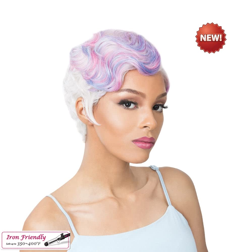 It'S A Wig! Synthetic Hair Wig Nuna (1B - Off Black)