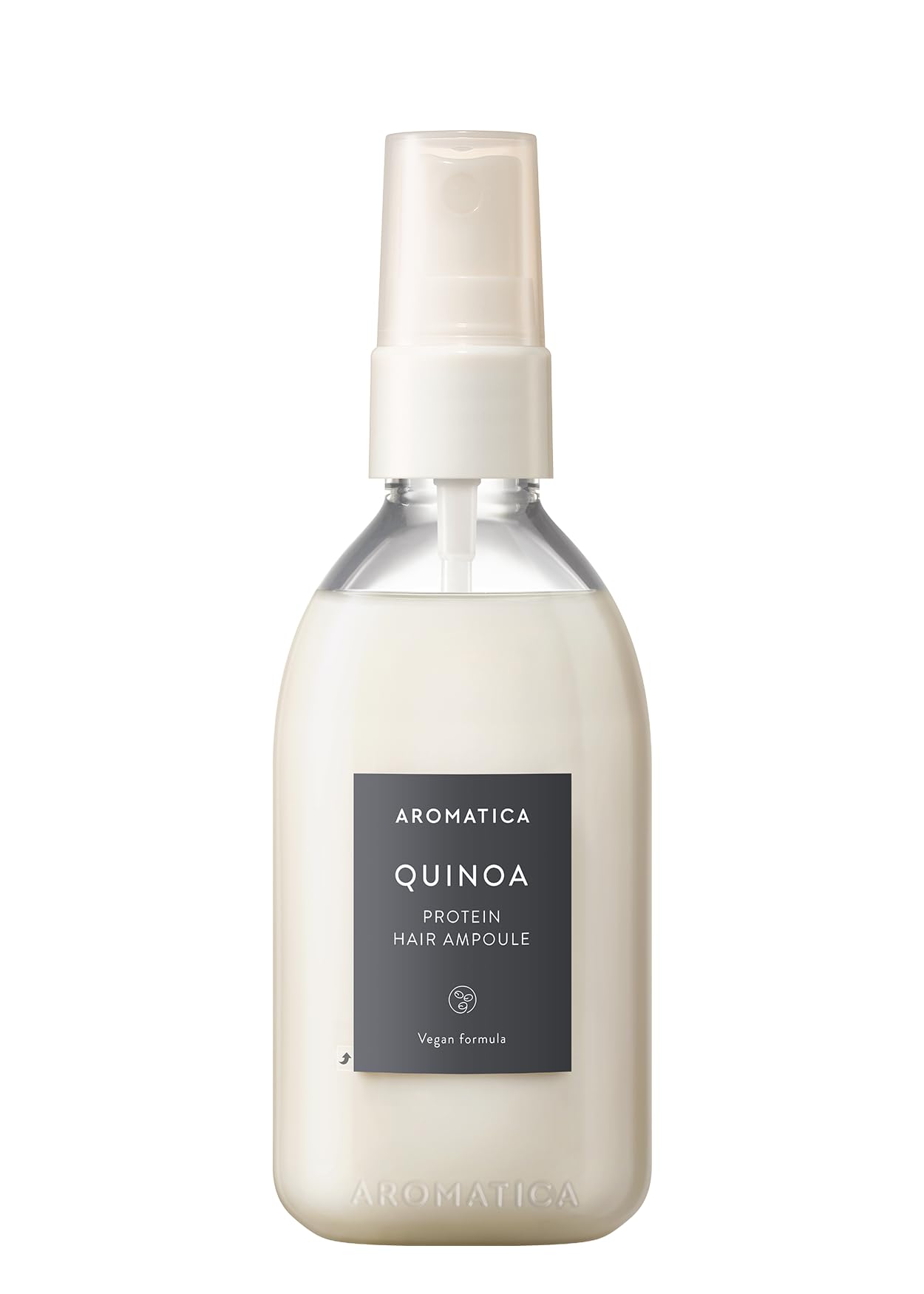 AROMATICA Quinoa Protein Hair Ampoule 3.38 fl. Oz/Vegan Protein for Silky Hair/Nourishing This & Dry Hair