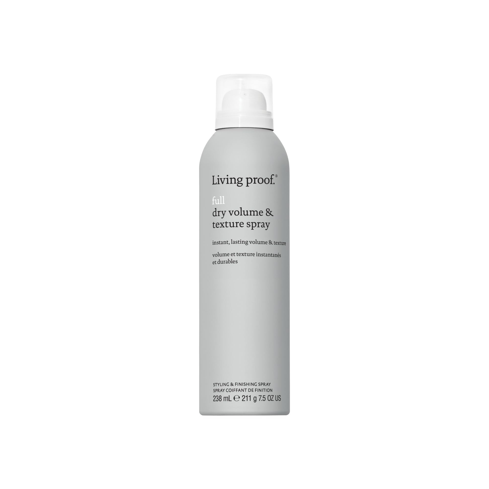 Living proof Full Dry Volume & Texture Spray - Instant Volume, Texture, Oil Absorption, Heat Protection, Lightweight Hold for Fi