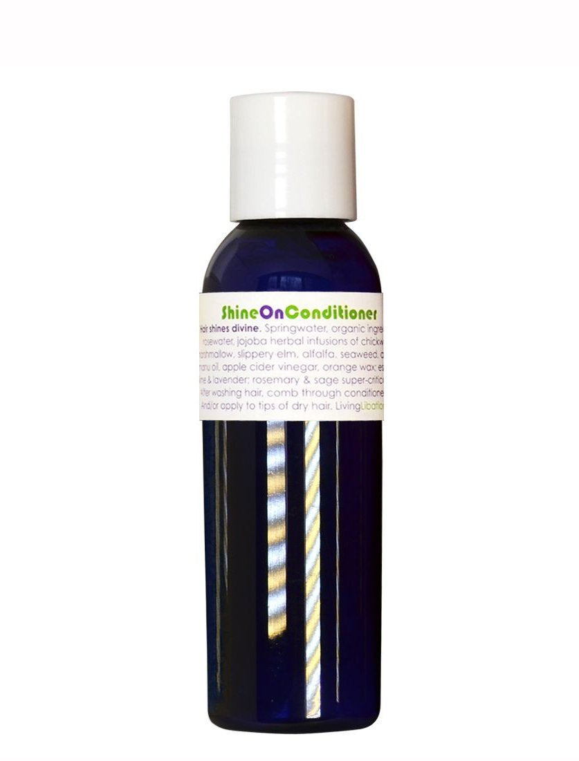 LIVING LIBATIONS - Organic Shine On Conditioner | Natural, Wildcrafted Clean Beauty (4 oz | 120 ml)