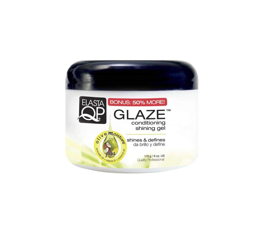 Elasta QP Glaze Maximum Hold Conditioning Shining Gel, 6 Oz, Pack of 3