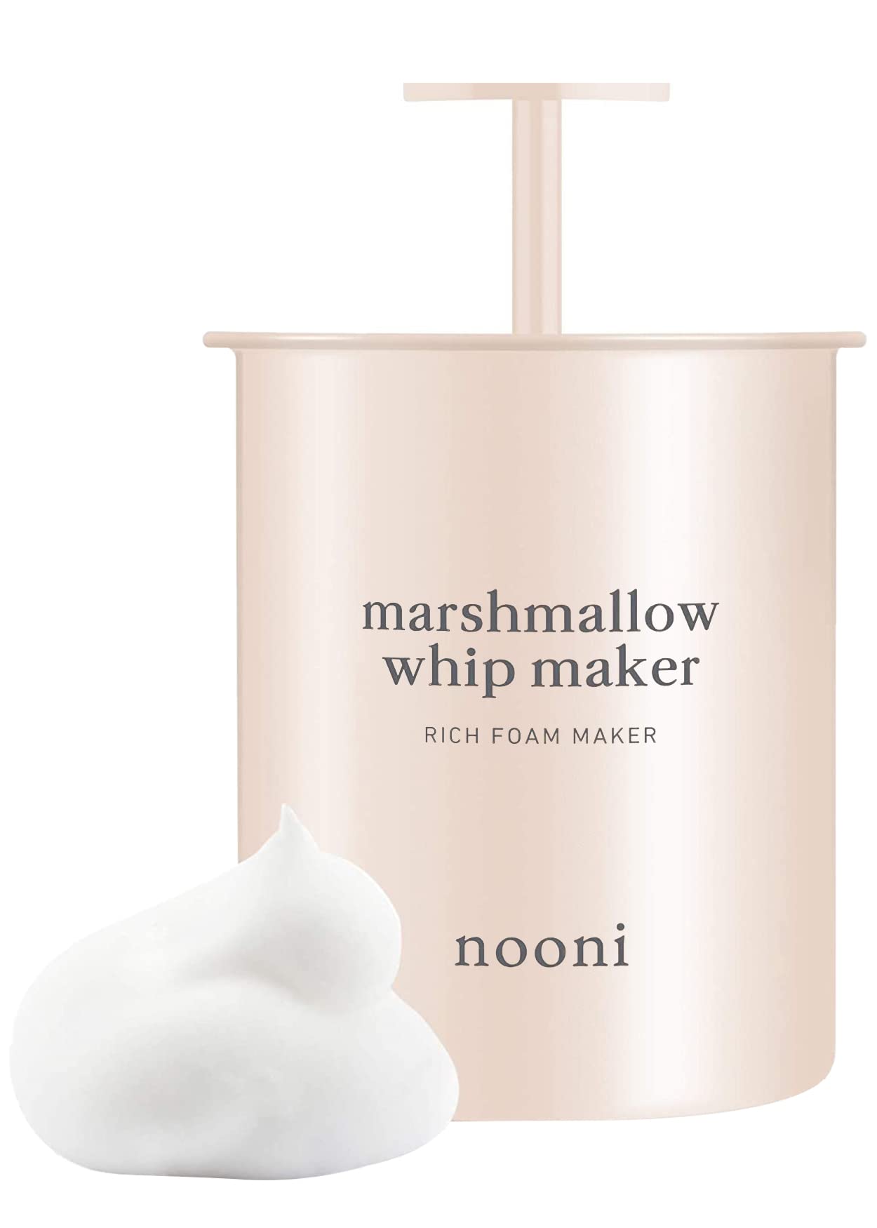 Nooni Facial Cleansing Tool - Marshmallow Whip Maker | Gentle Deep Cleanser, Rich Foamer, Easy To Use, 1 Count