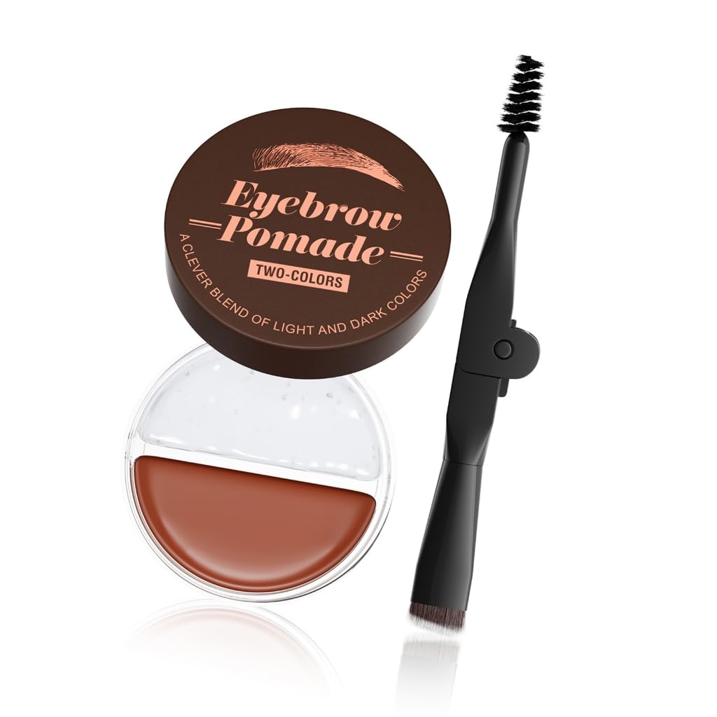 Two Colors Brow Pomade 2 in 1 Eyebrow Pomade Eyebrow Styling Cream for Woman