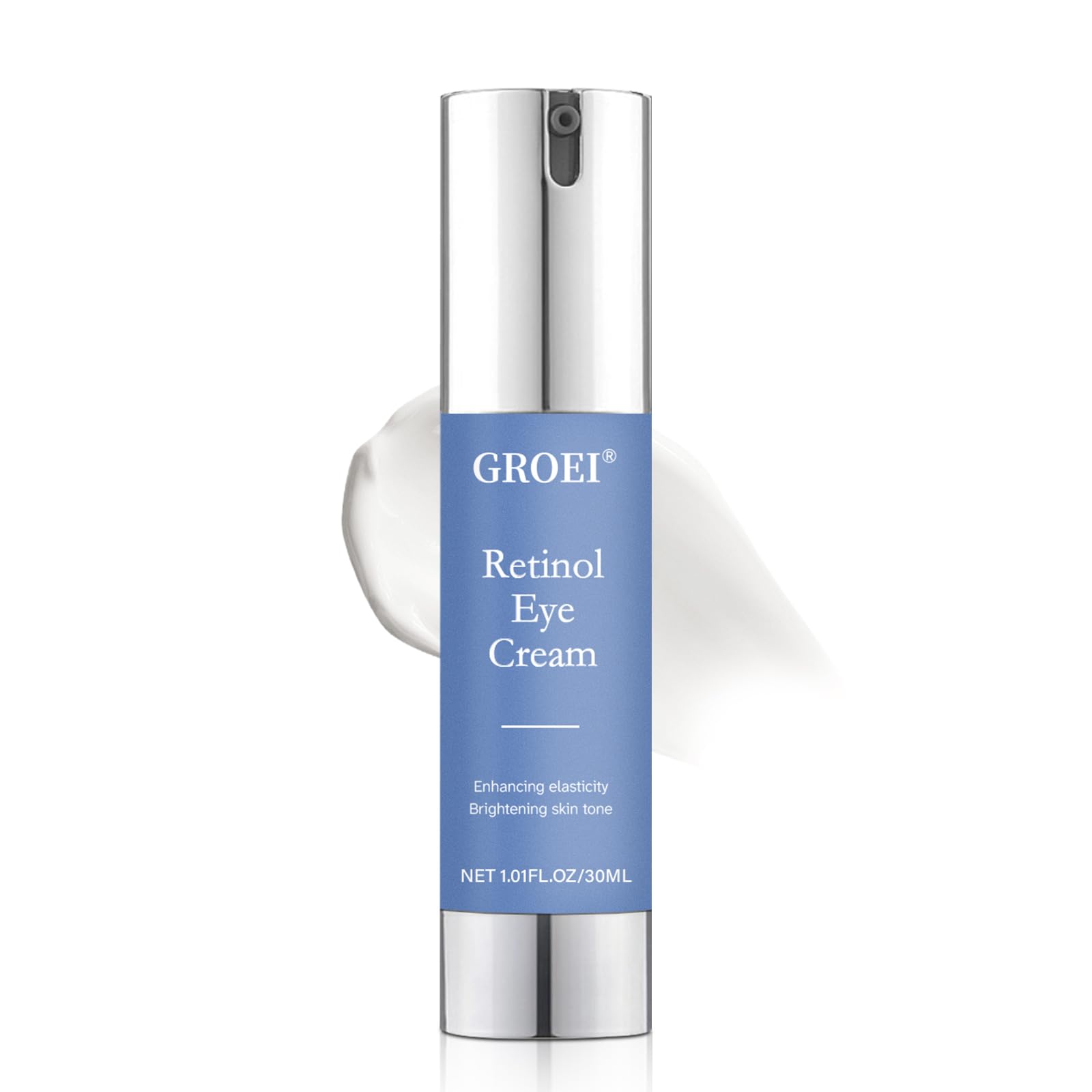 Retinol Eye Cream for Dark Circles & Wrinkles Night Care Eye Cream with Collagen Hyaluronic Acid Effective in 34 Weeks to Figh