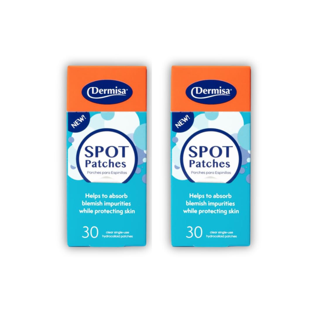 Dermisa Spot Patches - Pimple Patches for Face with Green Tea - Exfoliating Pimple Dots - Ideal for Overnight Care - Fragrance F