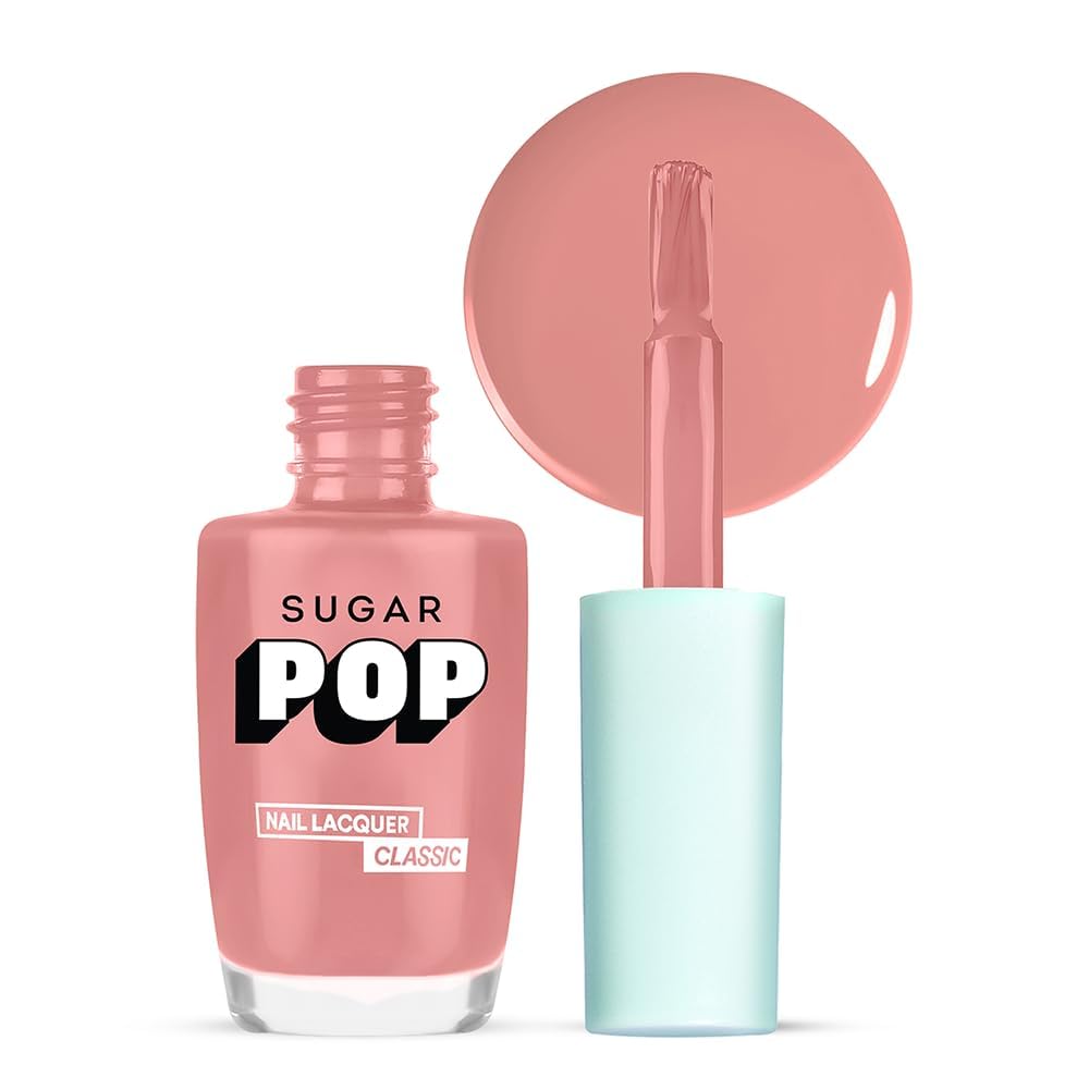 Sugar Pop Glossy Finish Nail Lacquer 37 Coral Crush  10 Ml | High Shine | LongLasting | Chip Resistant | Quick Drying
