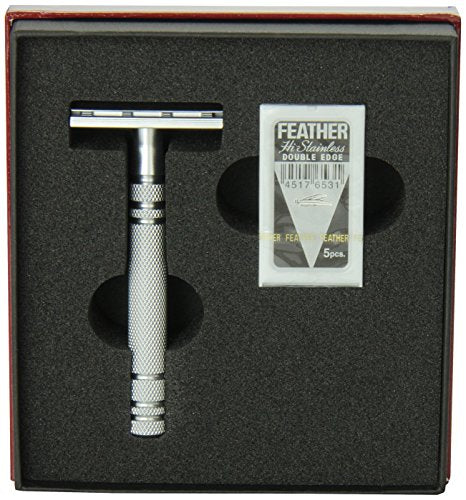 Feather Stainless Steel Double Edge Razor As D2