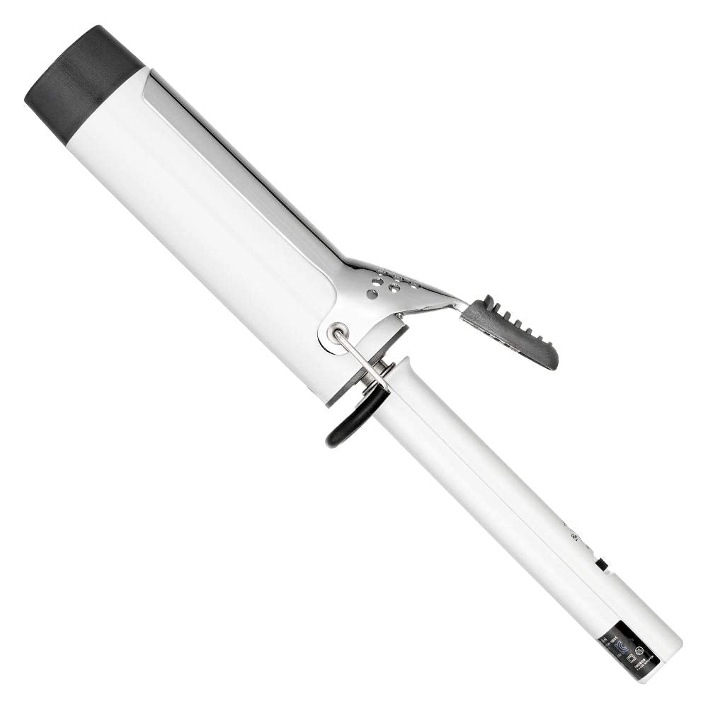 VODANA Professional GlamWave Ceramic Curling Iron, Natural Curls, Hair Curler, Curling Wand, Available in USA (1.6 inch, White)