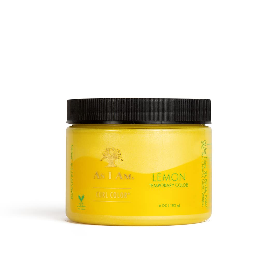 As I Am Curl Color  Lemon Yellow  6 oz  Temporary Color & Curling Gel