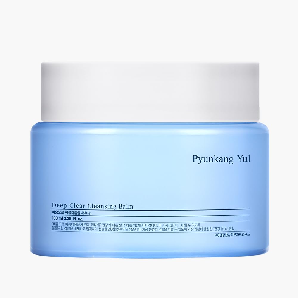 Pyunkang Yul [Pky] Deep Clear Cleansing Balm, All In One Facial Cleanser For Heavy Makeup Removal, Moisturized Finish With Plant