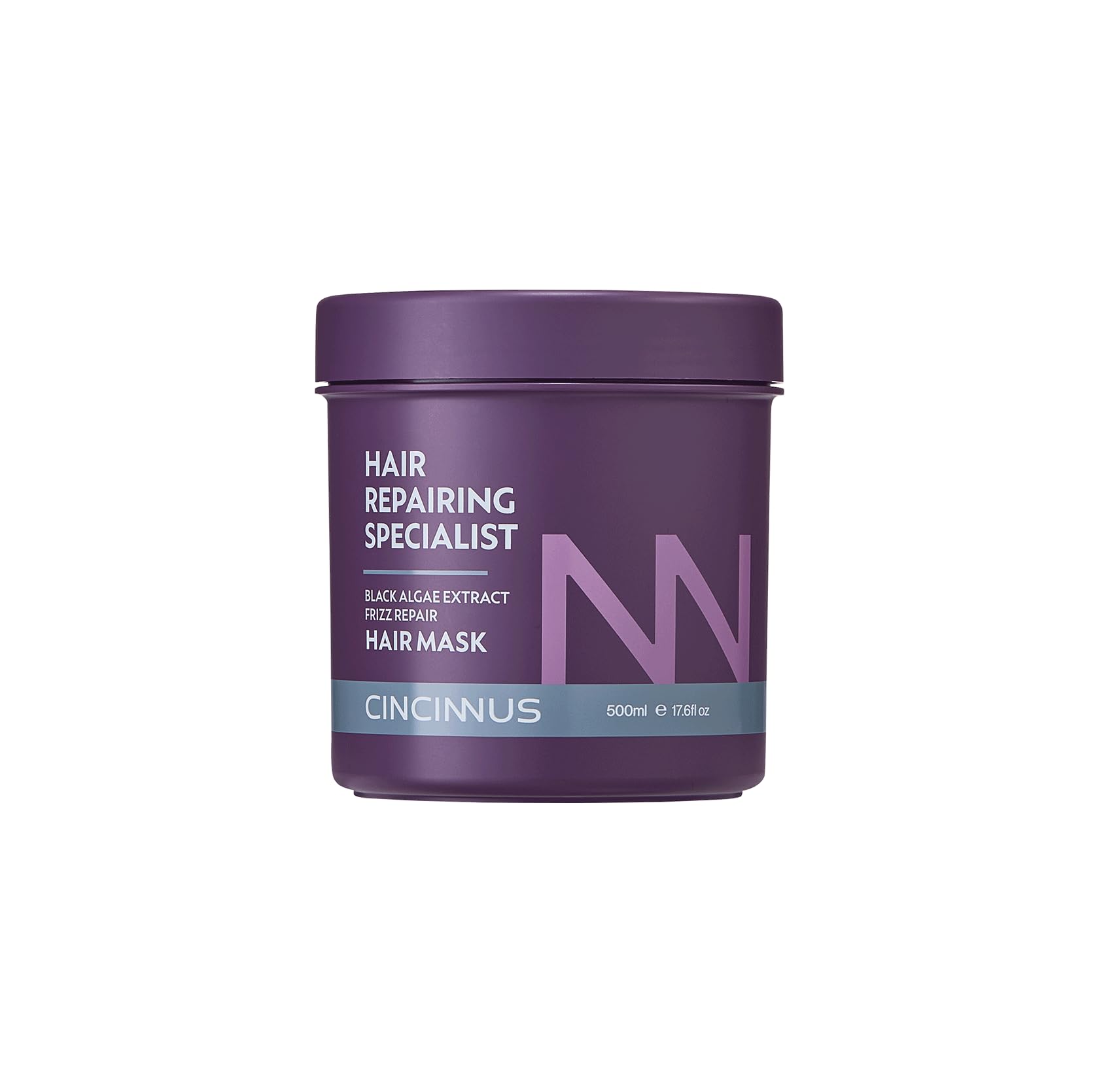 Cincinnus Frizz Repair Hair Mask | Black Algae Extract | Deep Conditioning & AntiFrizz Hair Treatment | For Dry & Damaged Hair 