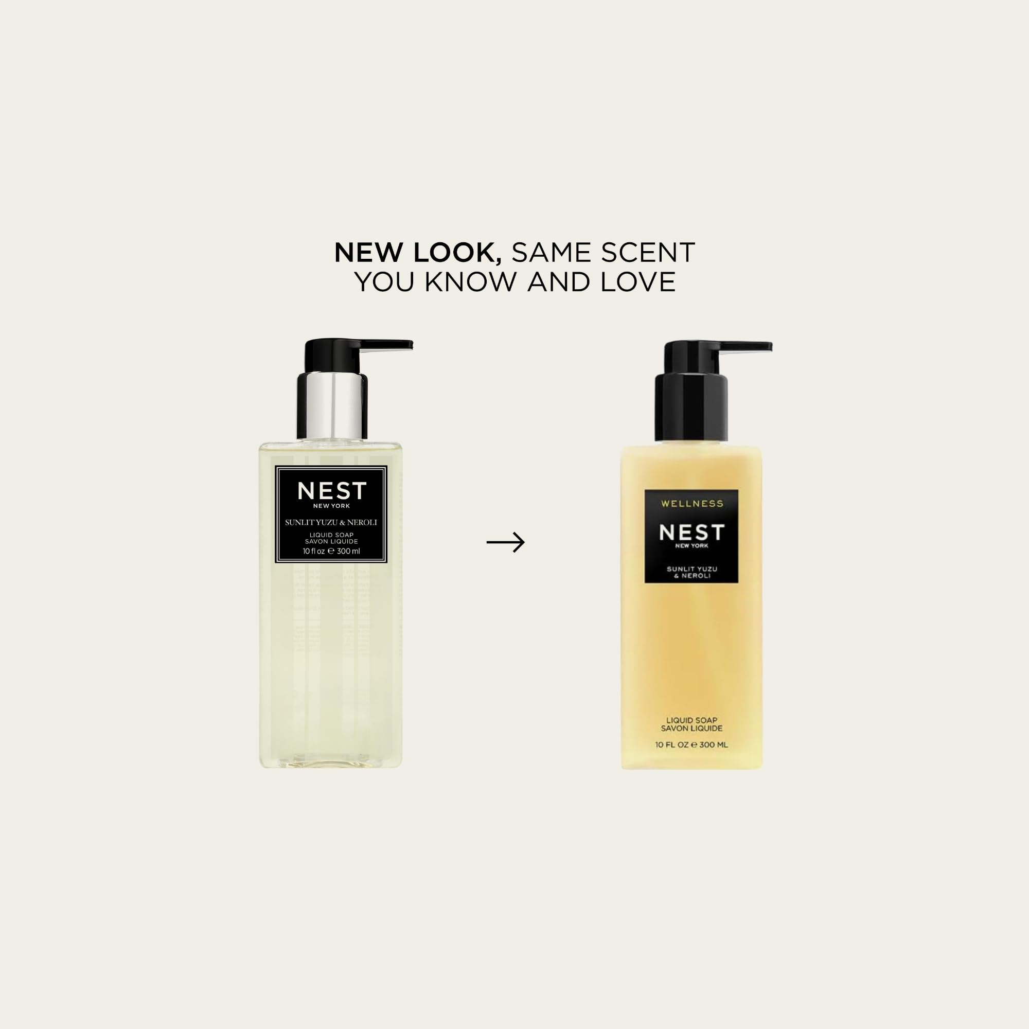 NEST New York Liquid Soap, Sunlit Yuzu & Neroli - 10 fl oz - Cleanses & Nourishes Skin - Approx. 300 Pumps Per Bottle - Gluten F