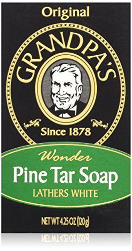 Grandpas Soap Pine Tar 4.25 oz (Pack of 4)