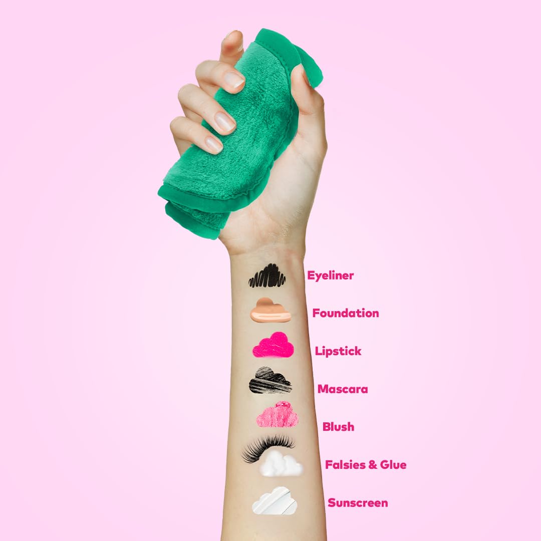 The Original Makeup Eraser 100% Recycled Mini Pro, Erase All Makeup With Just Water, Including Waterproof Mascara, Eyeliner, Fou