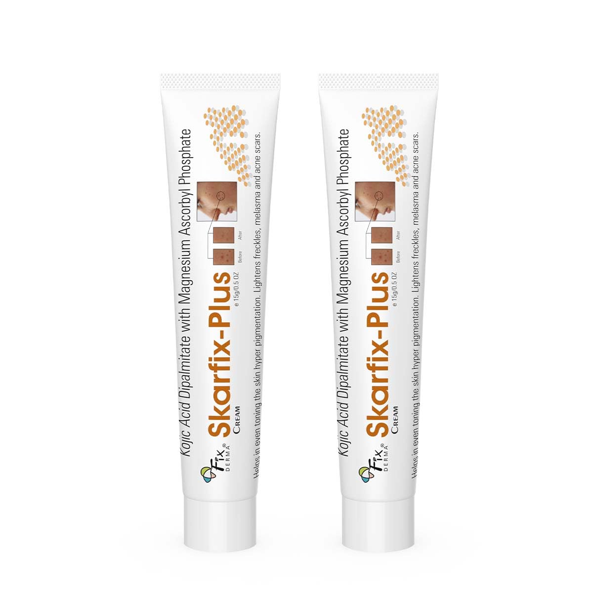 Fixderma 2% Kojic Acid + 1% Arbutin SkarfixPlus Scar Removal Cream | Hyperpigmentation Removal Cream And Acne Scars Removal Cre