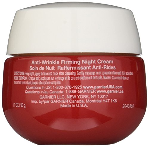 Garnier SkinActive Ultra-Lift Anti-Wrinkle Firming Night Cream, 1.7 oz.