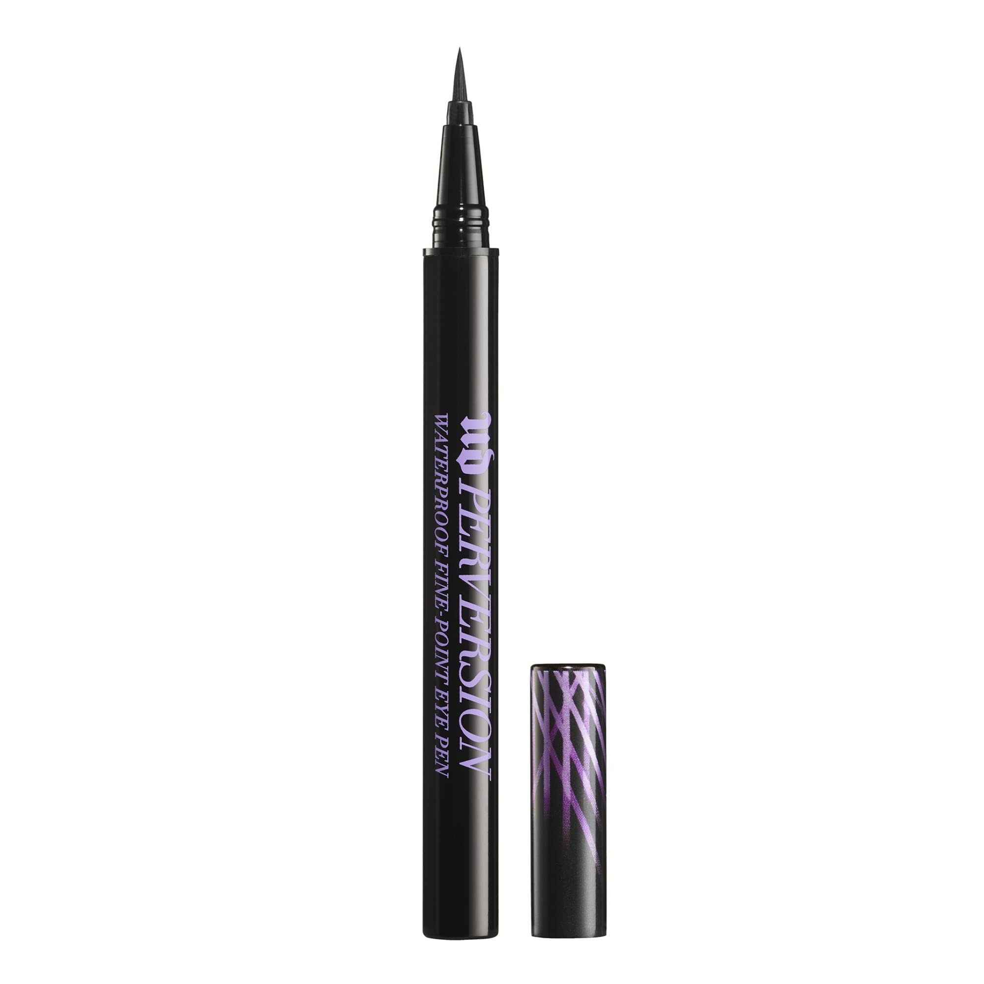 Urban Decay Perversion Waterproof Black Liquid Eyeliner, Smudge-Proof, Sweat-Proof, Transfer-Resistant, Fine-Point Eye Pen, Flex