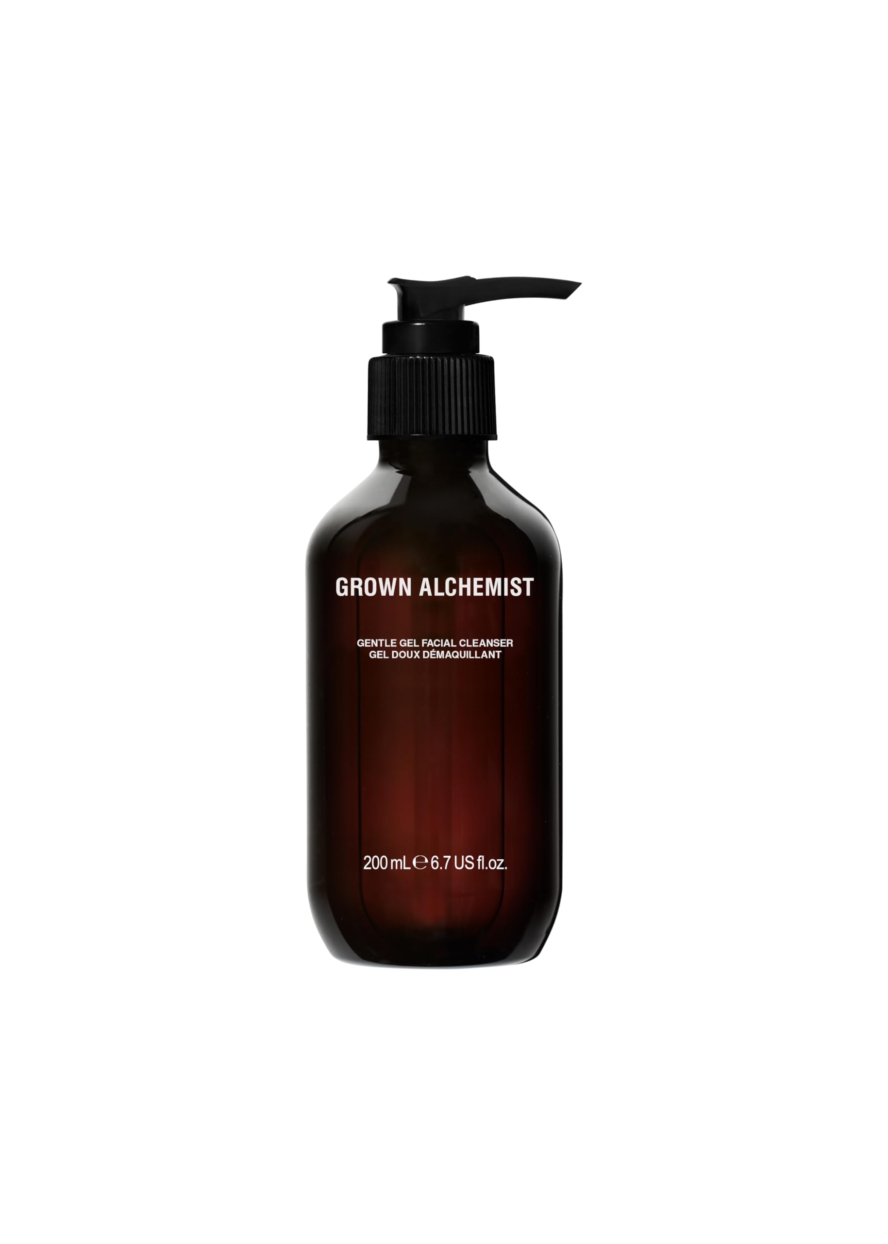 Grown Alchemist Gentle Gel Facial Cleanser (200ml) with Bergamot and Rosebud. Hydrating Exfoliating Face Wash with Willow Bark, 