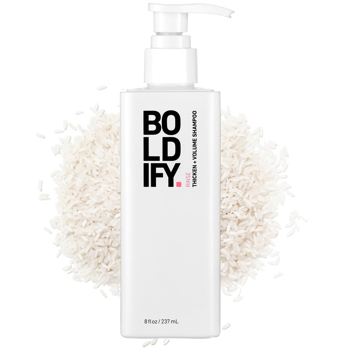 Boldify Thickening Shampoo - Rice Water Shampoo For Thinning And Oily Hair - Volumizing Shampoo For Fine Hair, Weightlessly Remo