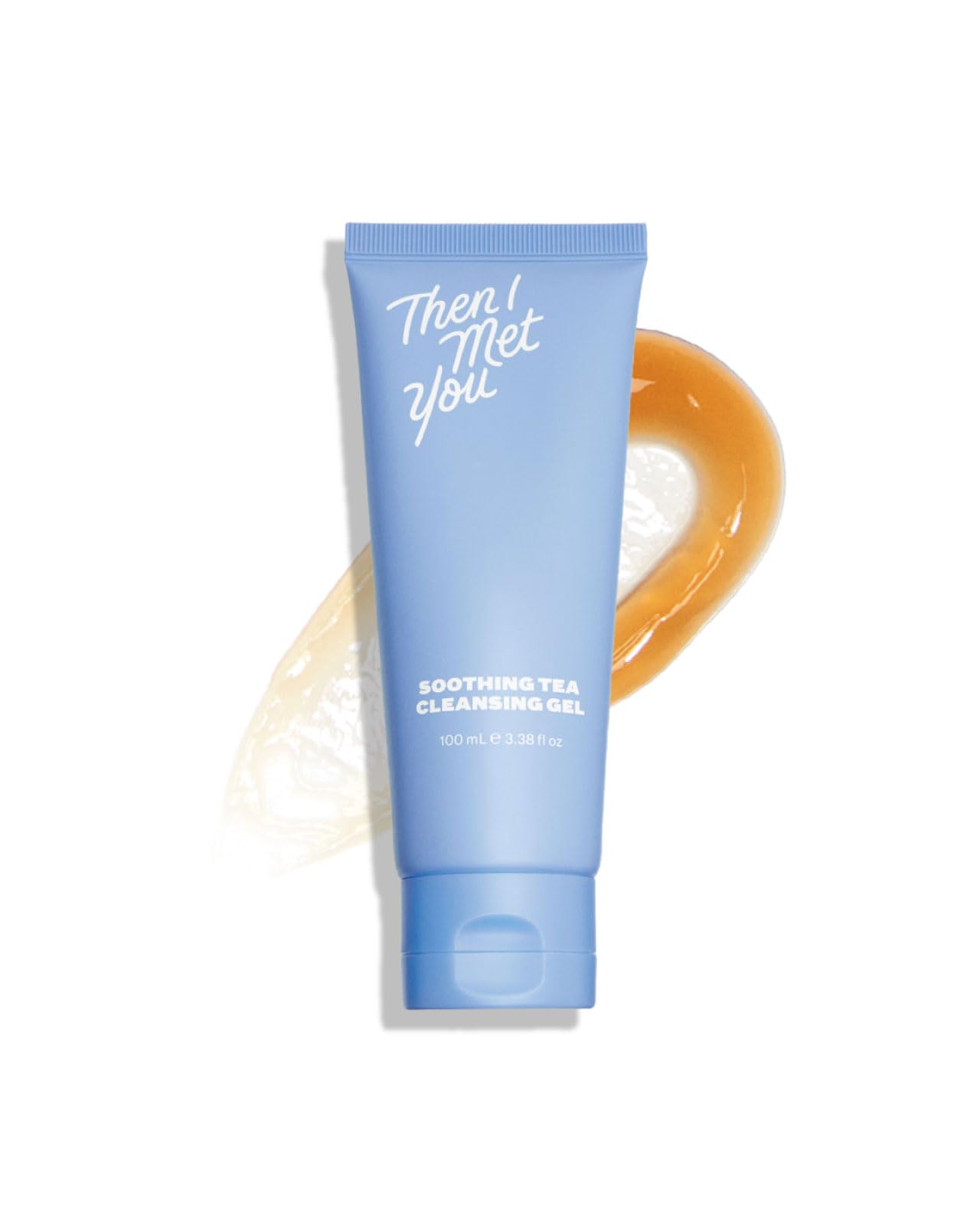 Then I Met You Soothing Tea Cleansing Gel, Hydrating Water-Based Face Cleanser With Fermented Rice Water & Green Tea, Vegan & Cl