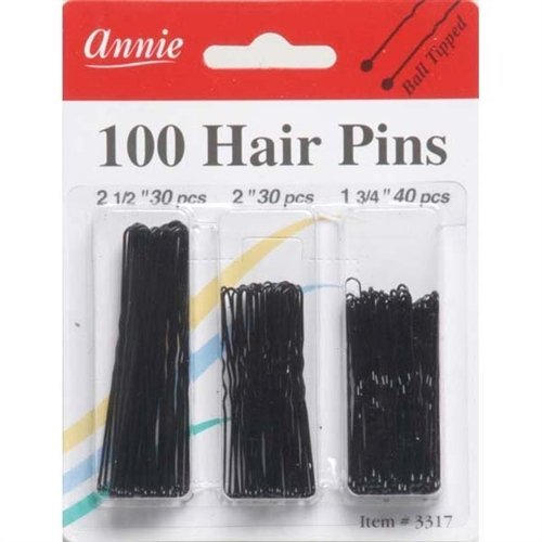 Annie 100 Hair pins Ball Tipped #3317