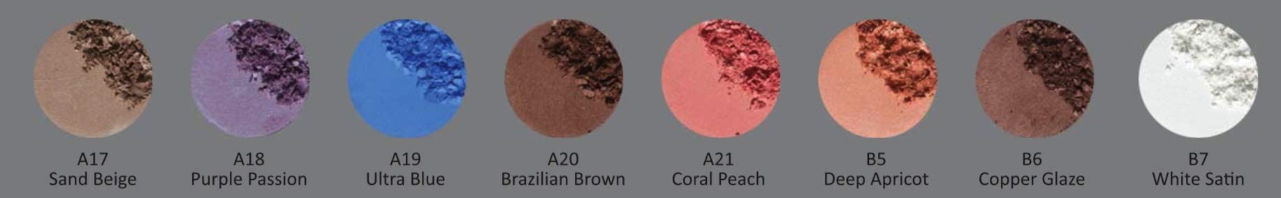 Pure Ziva White Satin Snowflake Pearl Shimmer Finish Pressed Powder Single Vegan Eyeshadow; Talc, Paraben & Cruelty Free