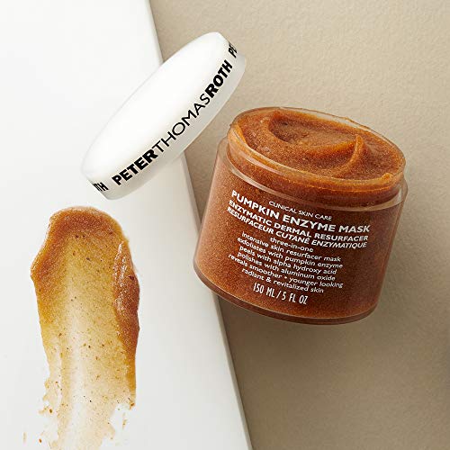 Peter Thomas Roth  Pumpkin Enzyme Mask  Enzymatic Dermal Resurfacer, Exfoliating Pumpkin Facial Mask For Dullness, Fine Lines, W
