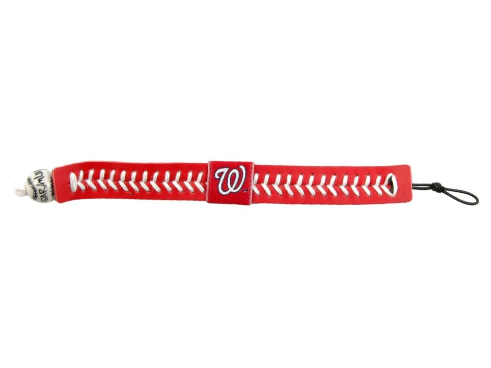 MLB Washington Nationals Team Color Baseball Bracelet