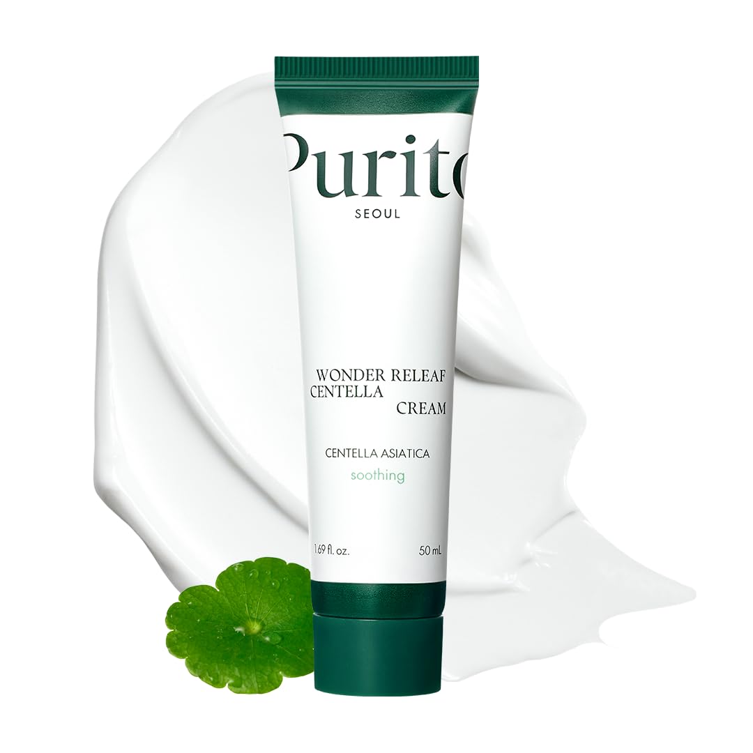 Purito Centella Cream, Korean Centella, For All Skin Types, Soothing, Facial Cream For Face, K-Beauty, Korean Skin Care, 50Ml 1.